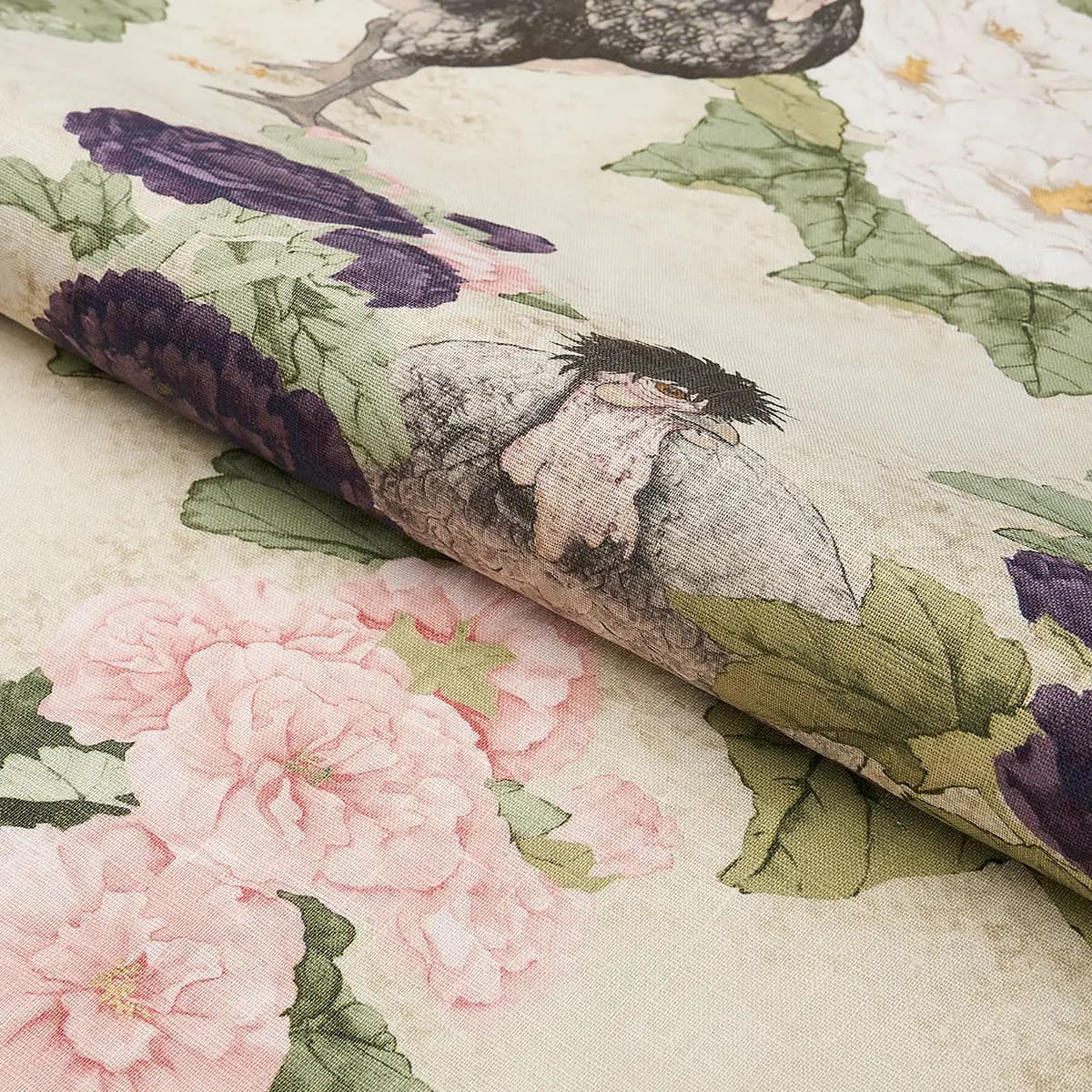LADY HOLLYHOCK_ CREME