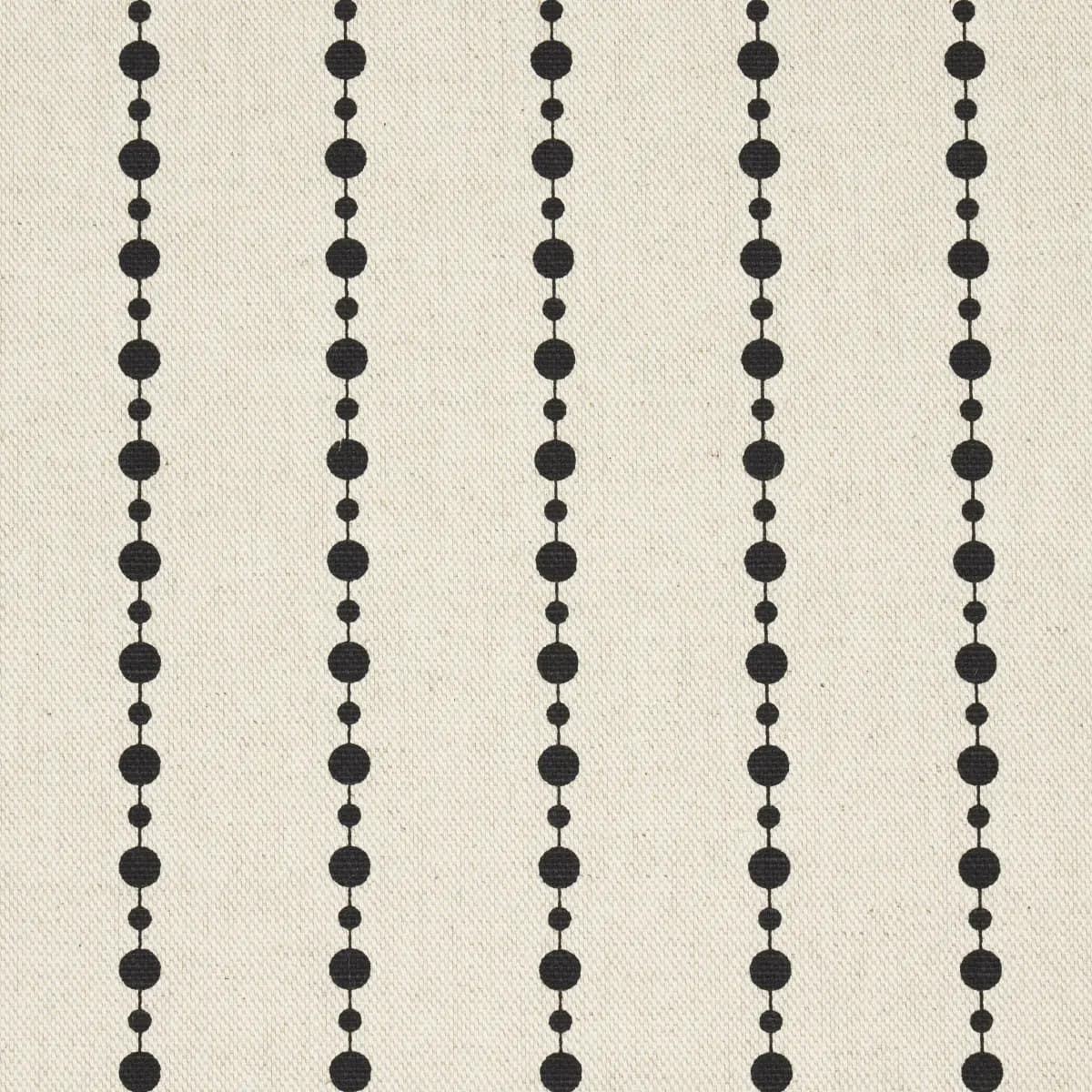 BEADED STRIPE_ BLACK AND CREAM