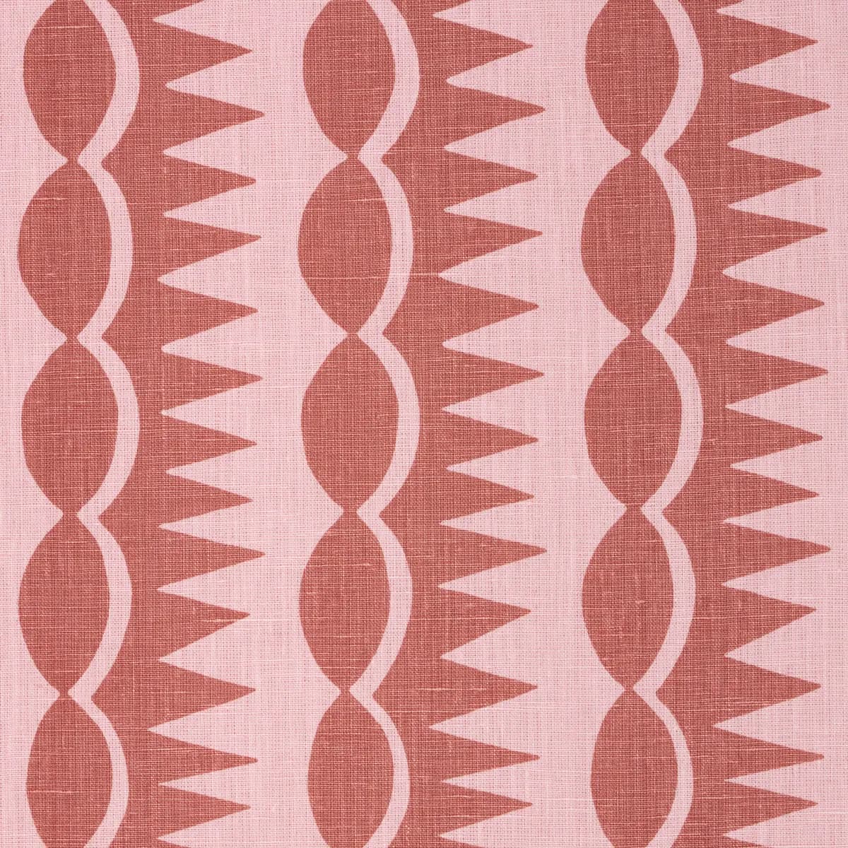 DAGGER STRIPE_ RED ON PINK