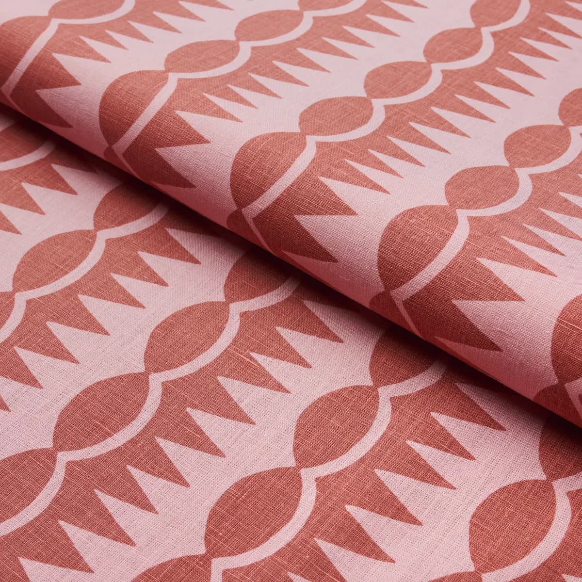 DAGGER STRIPE_ RED ON PINK