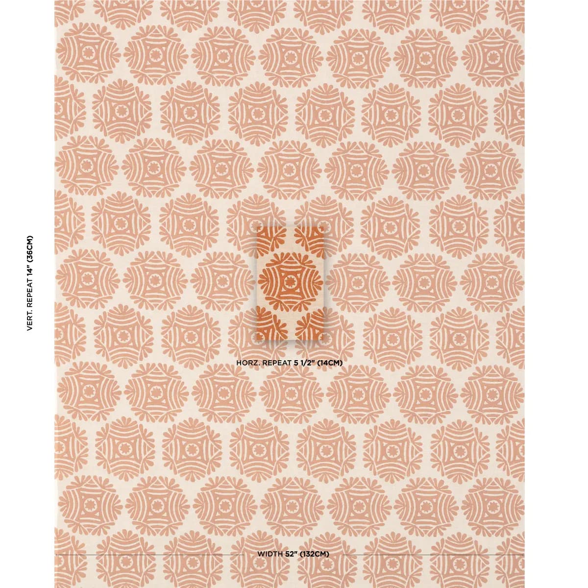 GILDED STAR BLOCK PRINT_ CINNAMON