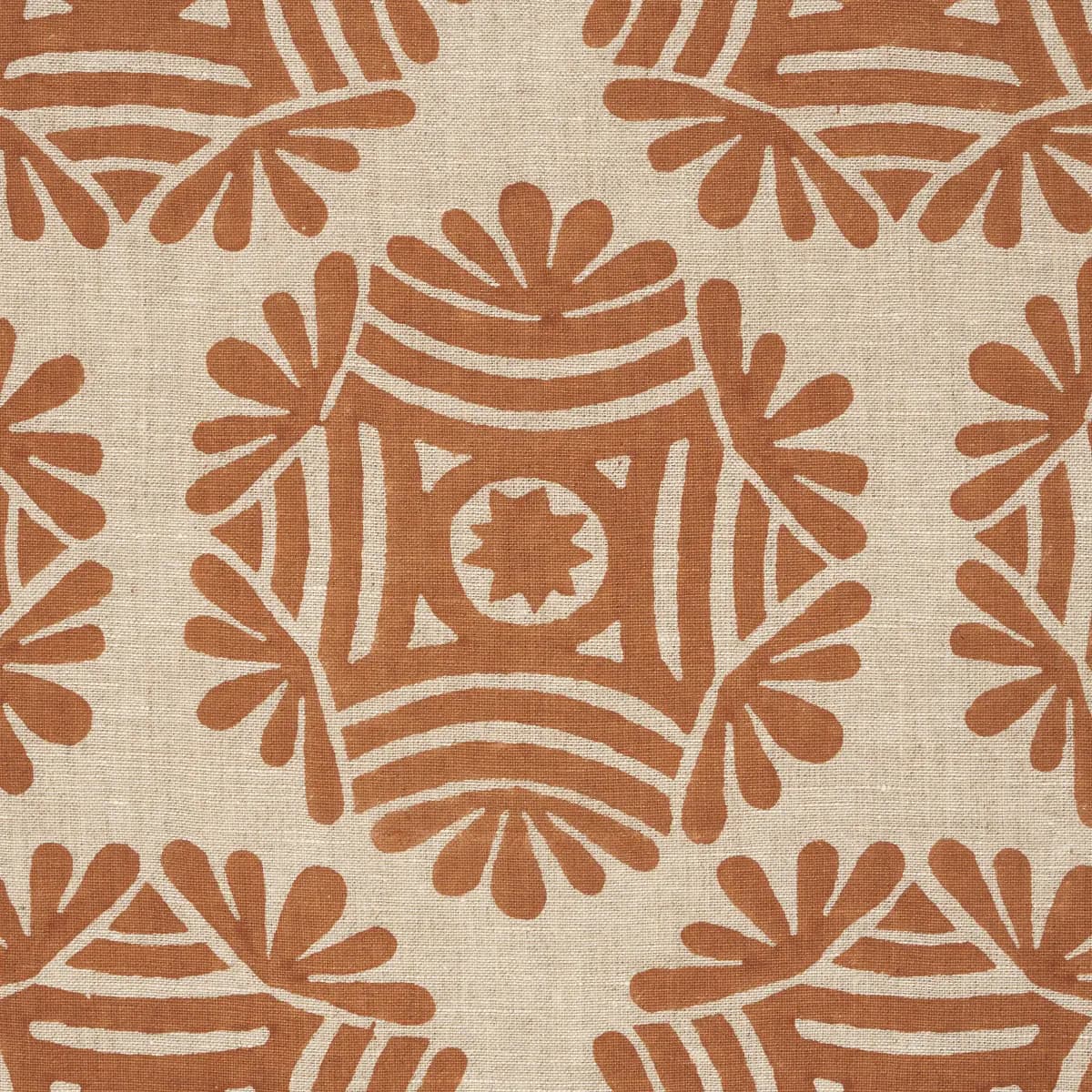 GILDED STAR BLOCK PRINT_ CINNAMON