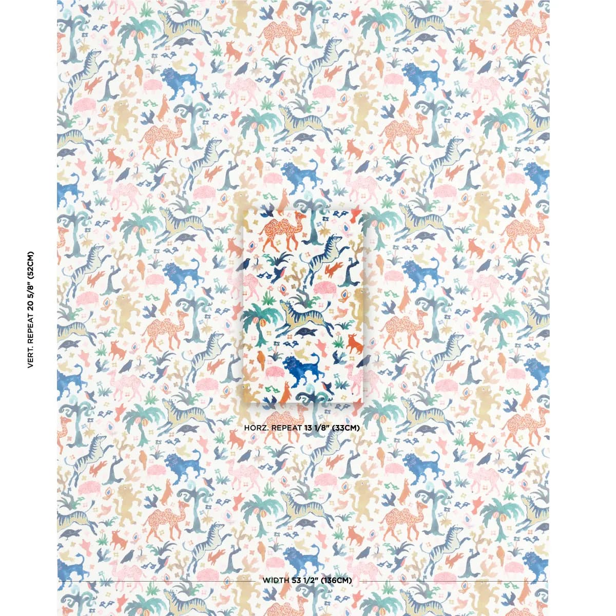BEASTS INDOOR/OUTDOOR_ MULTI ON IVORY