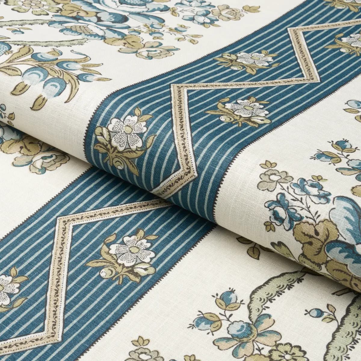 SYLVAIN FLORAL STRIPE_ TEAL