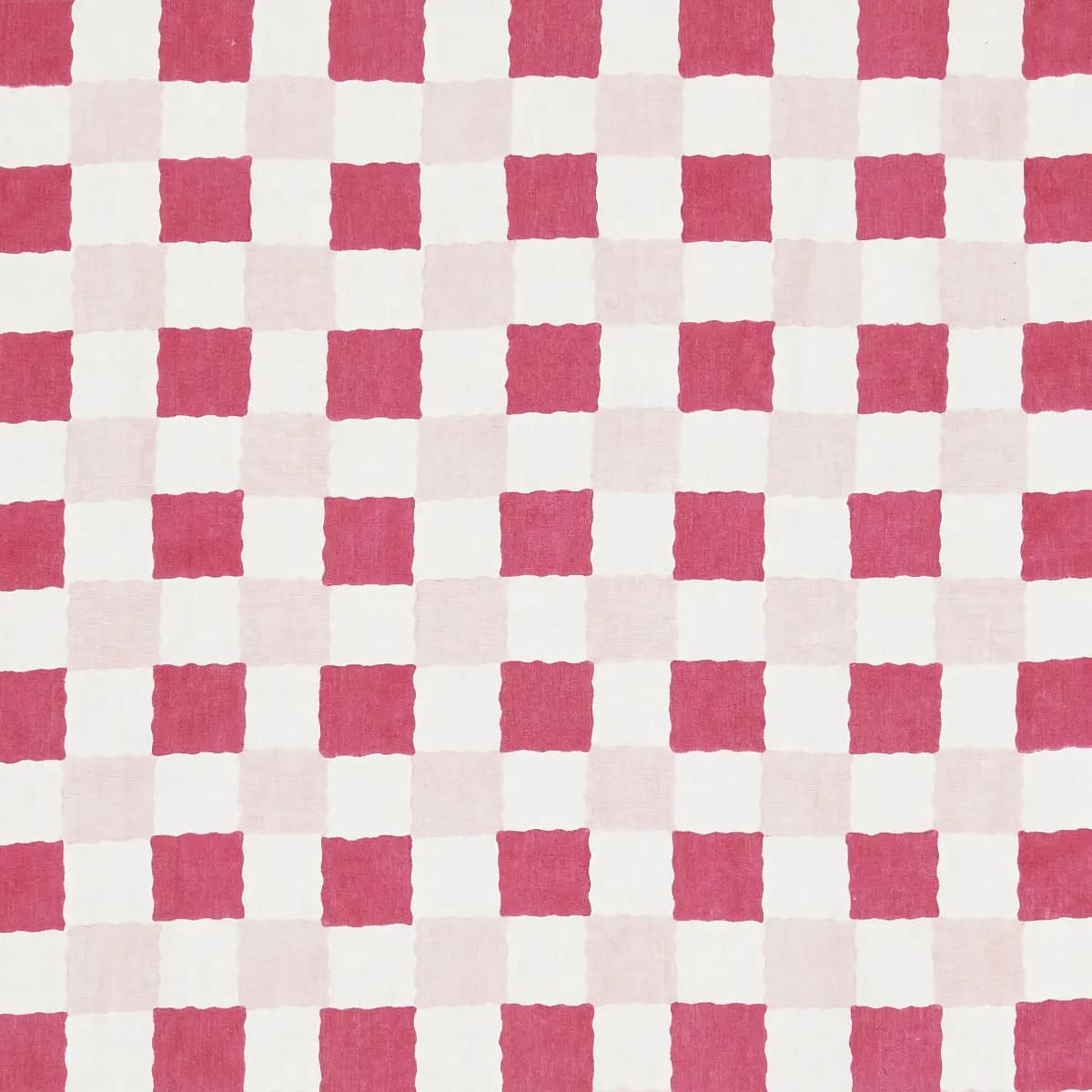 Chequer Hand Block Print_ PINKS