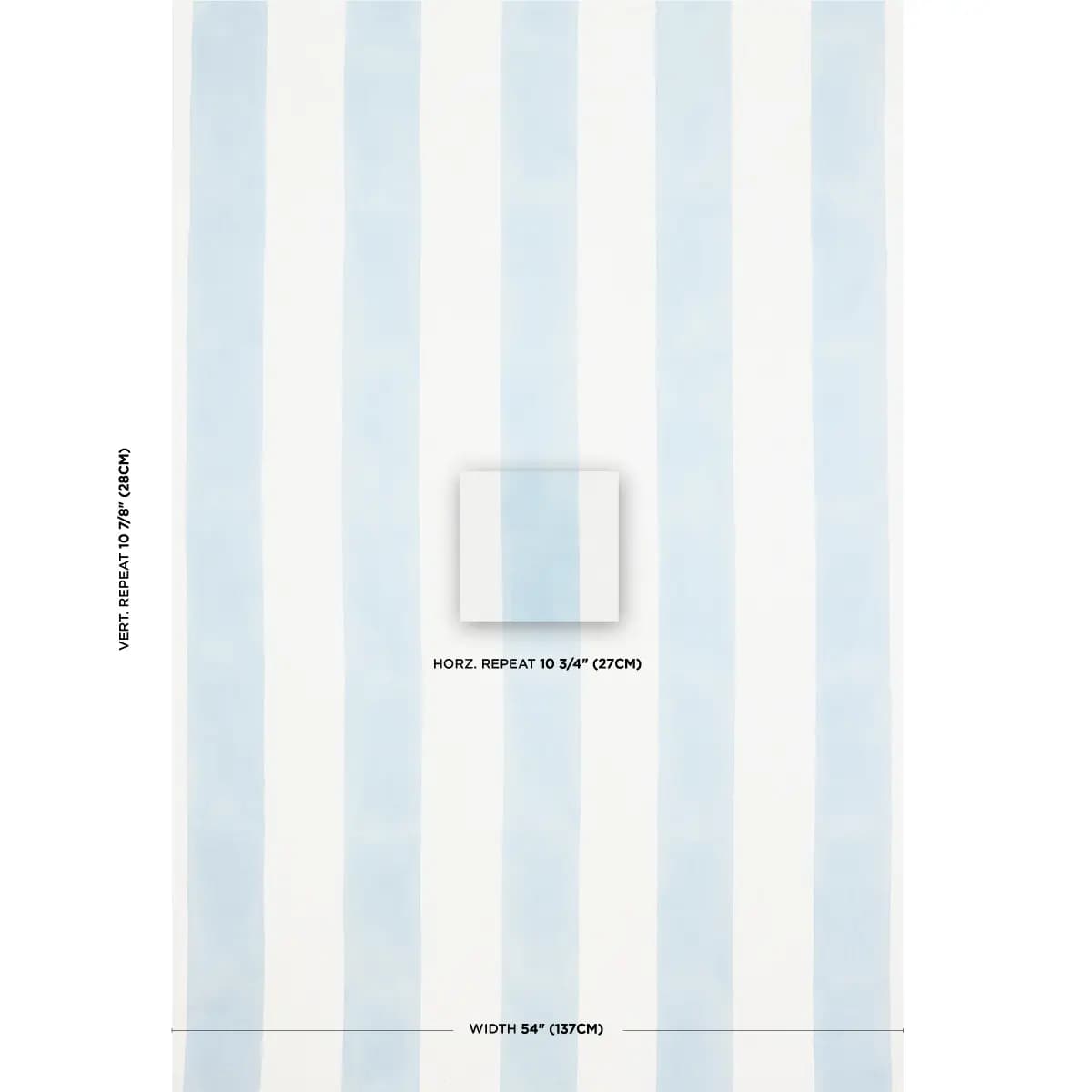 Wide Hand Block Stripe_ BLUE