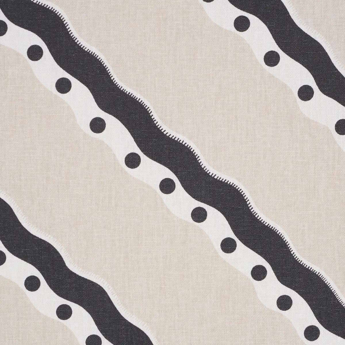 ROUSSEAU STRIPE_ BLACK & CREAM