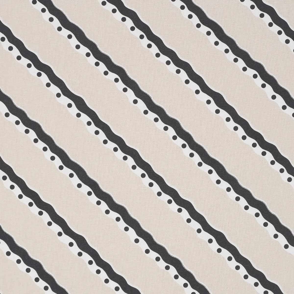 ROUSSEAU STRIPE_ BLACK & CREAM