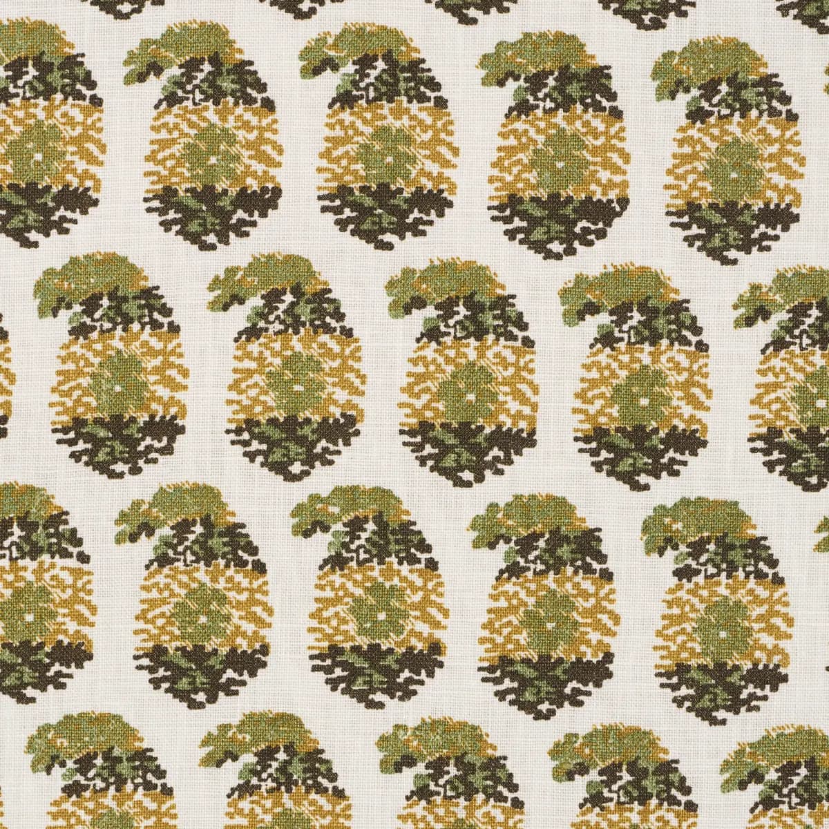TERRY_ OCHRE & GREEN