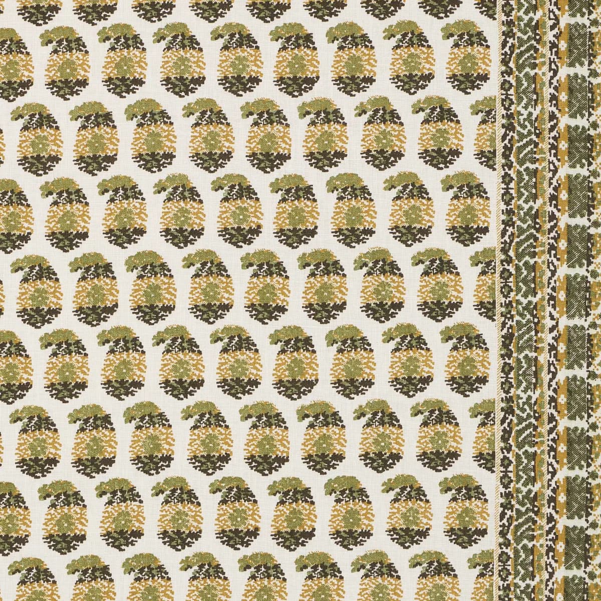 TERRY_ OCHRE & GREEN