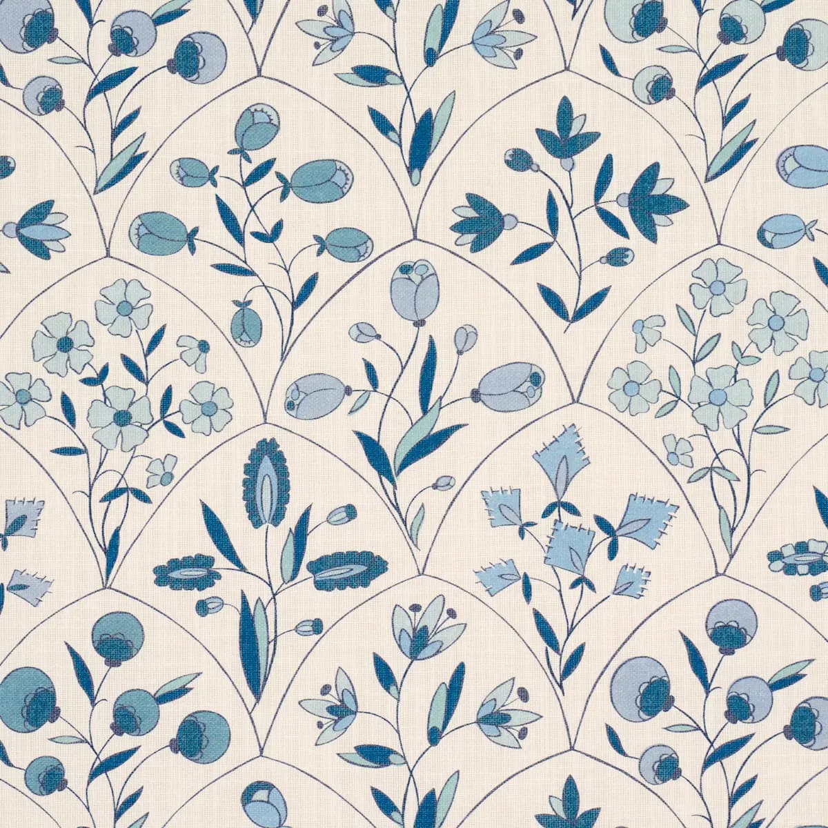 FRANCES FLORAL INDOOR/OUTDOOR_ BLUES