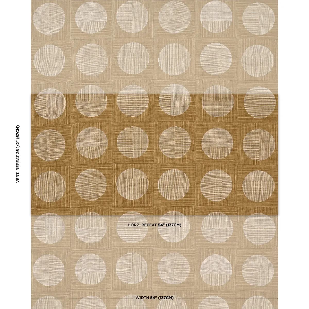UNA HAND BLOCK PRINT_ OCHRE