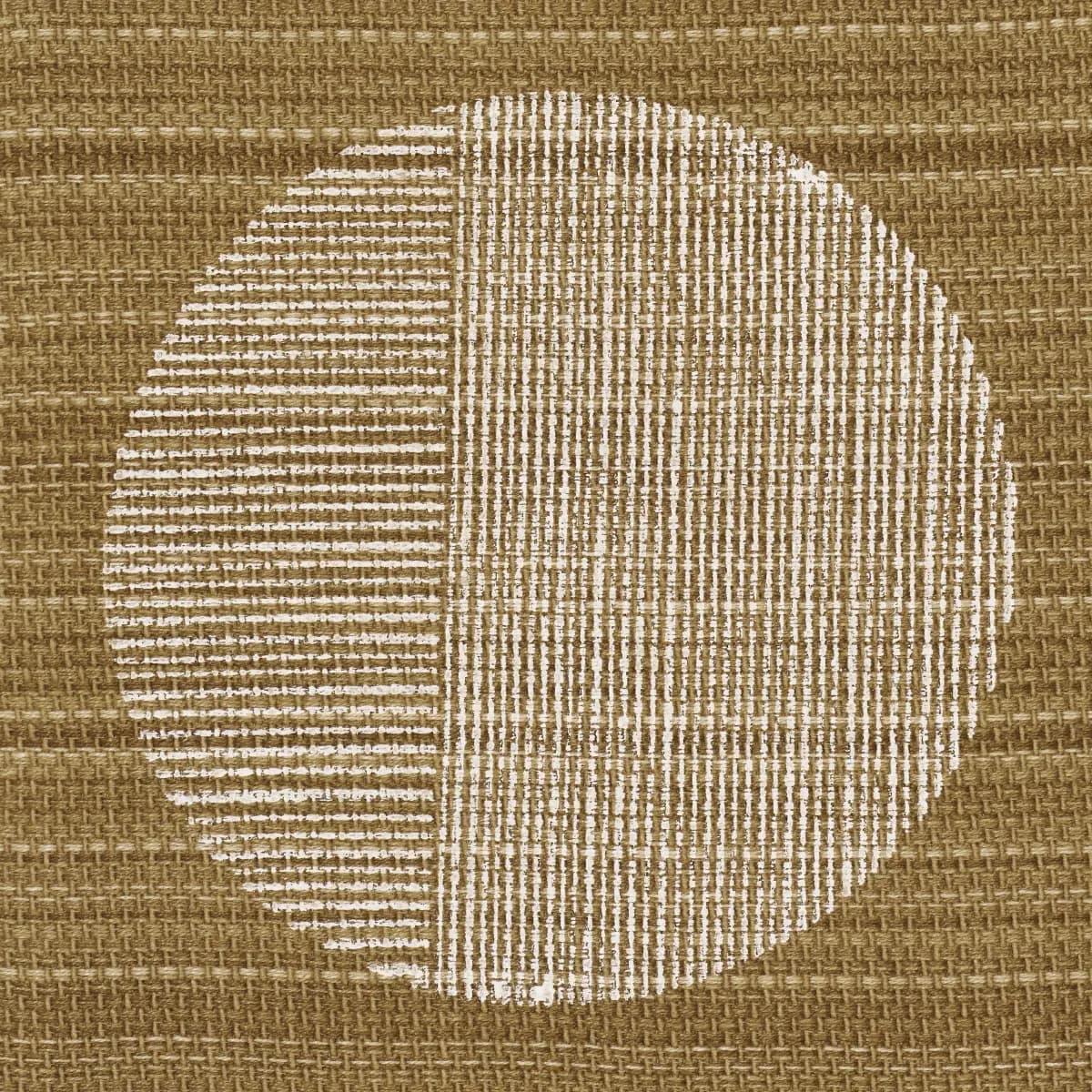 UNA HAND BLOCK PRINT_ OCHRE
