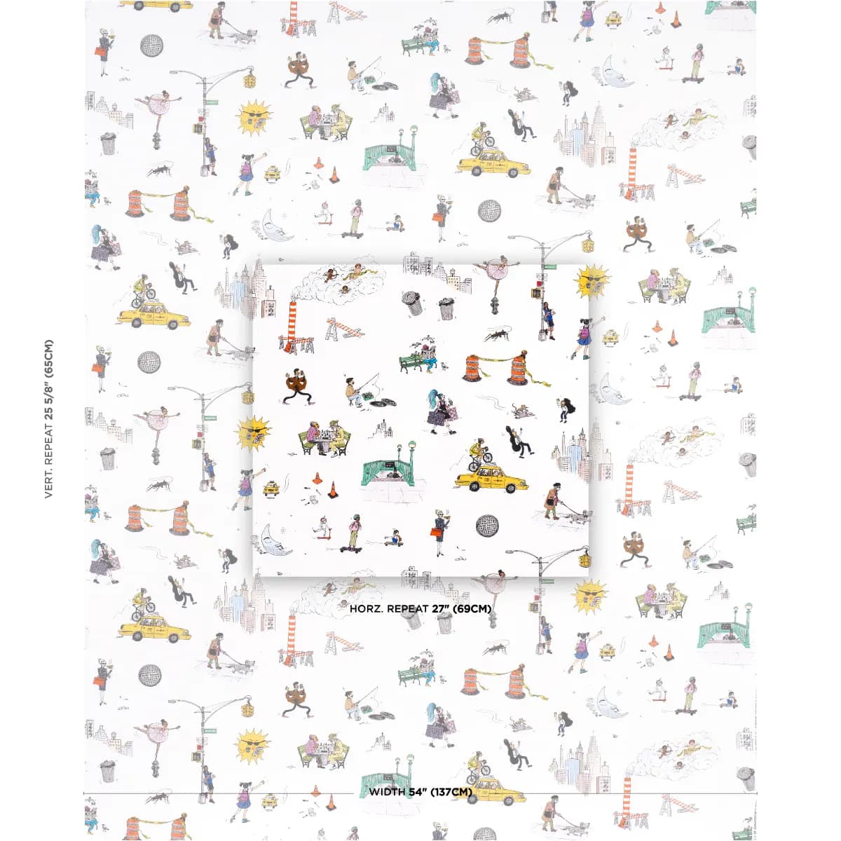 JOANA AVILLEZ'S STREET SCENES_ MULTICOLOR ON WHITE