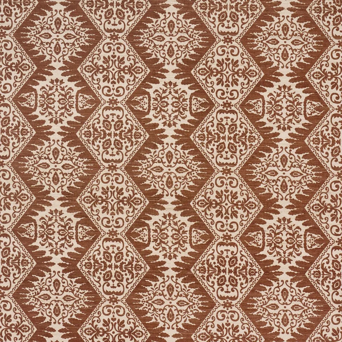BERKELEY HAND PRINTED SILK_ CHESTNUT