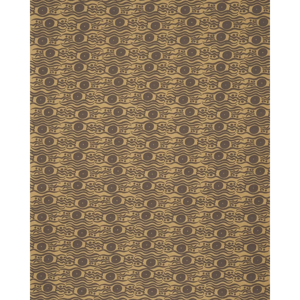 BOSPHORUS HAND BLOCK_ OCHRE & BROWN