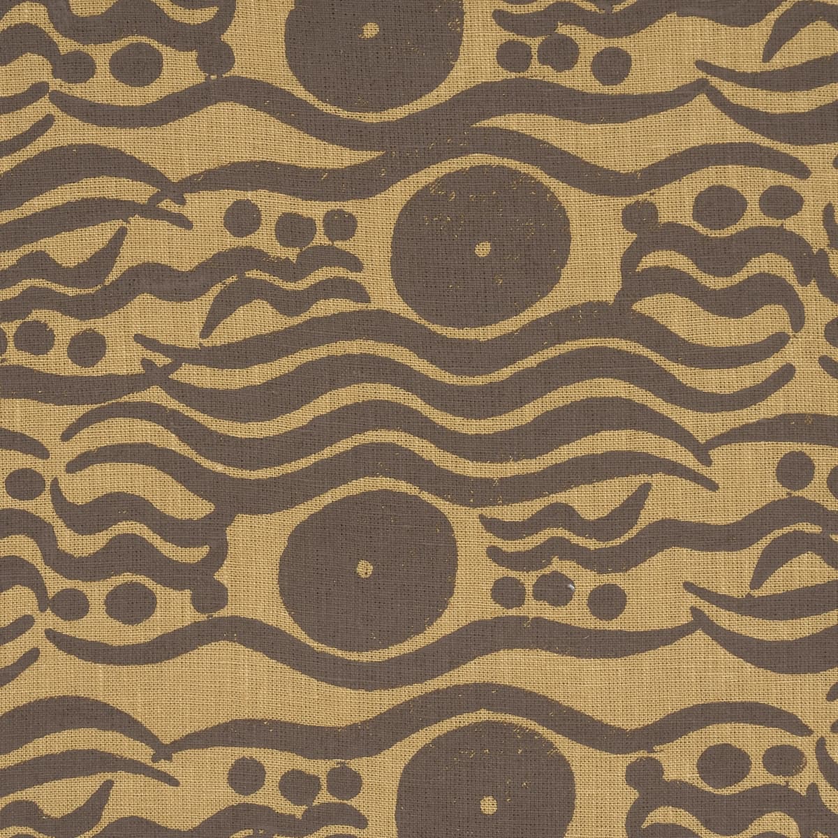 BOSPHORUS HAND BLOCK_ OCHRE & BROWN