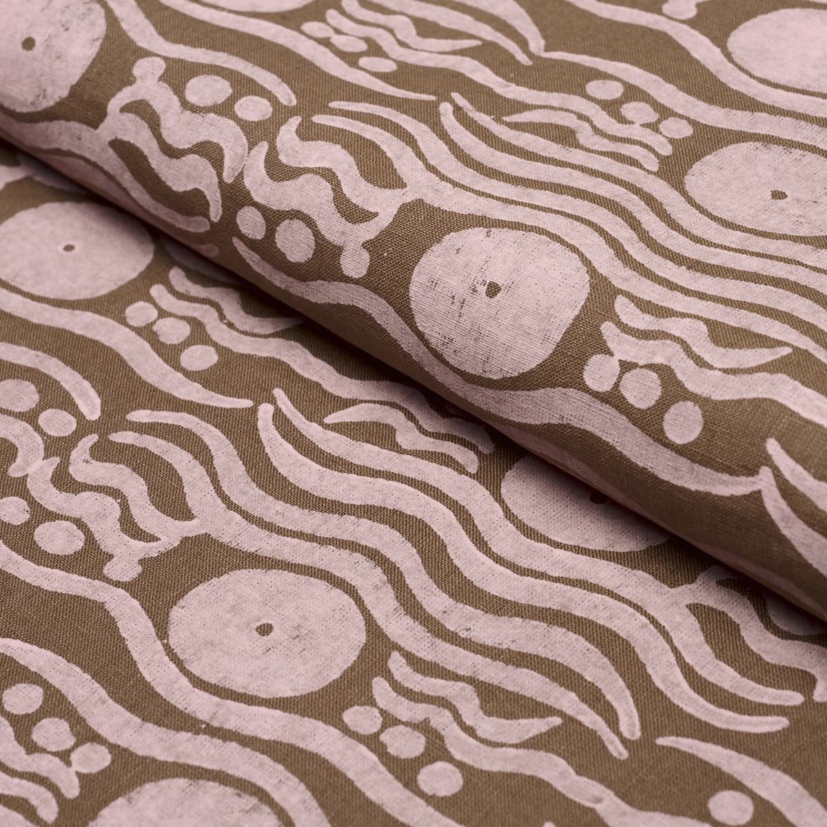 BOSPHORUS HAND BLOCK_ BROWN & PINK