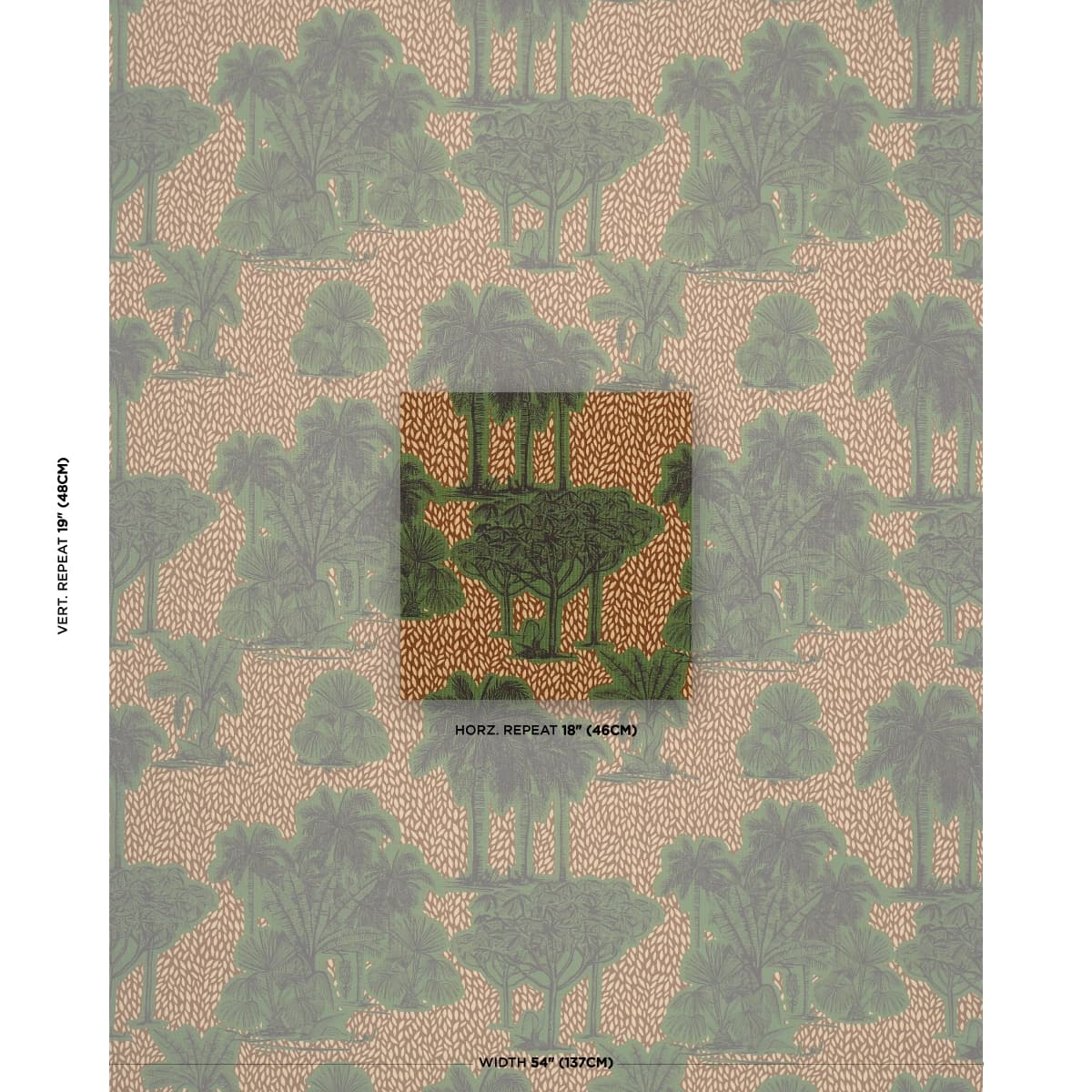 TROPICAL SAFARI PRINT_ ORINOCO VERDANT OASIS