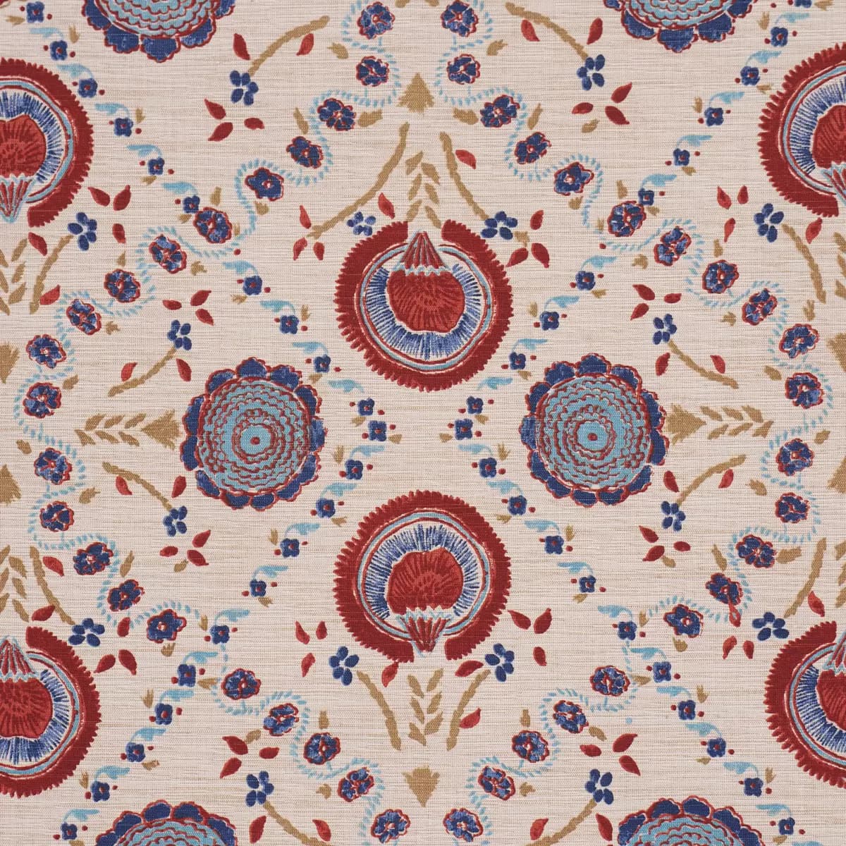 ATHENA HAND-SCREEN PRINT_ RED & BLUE