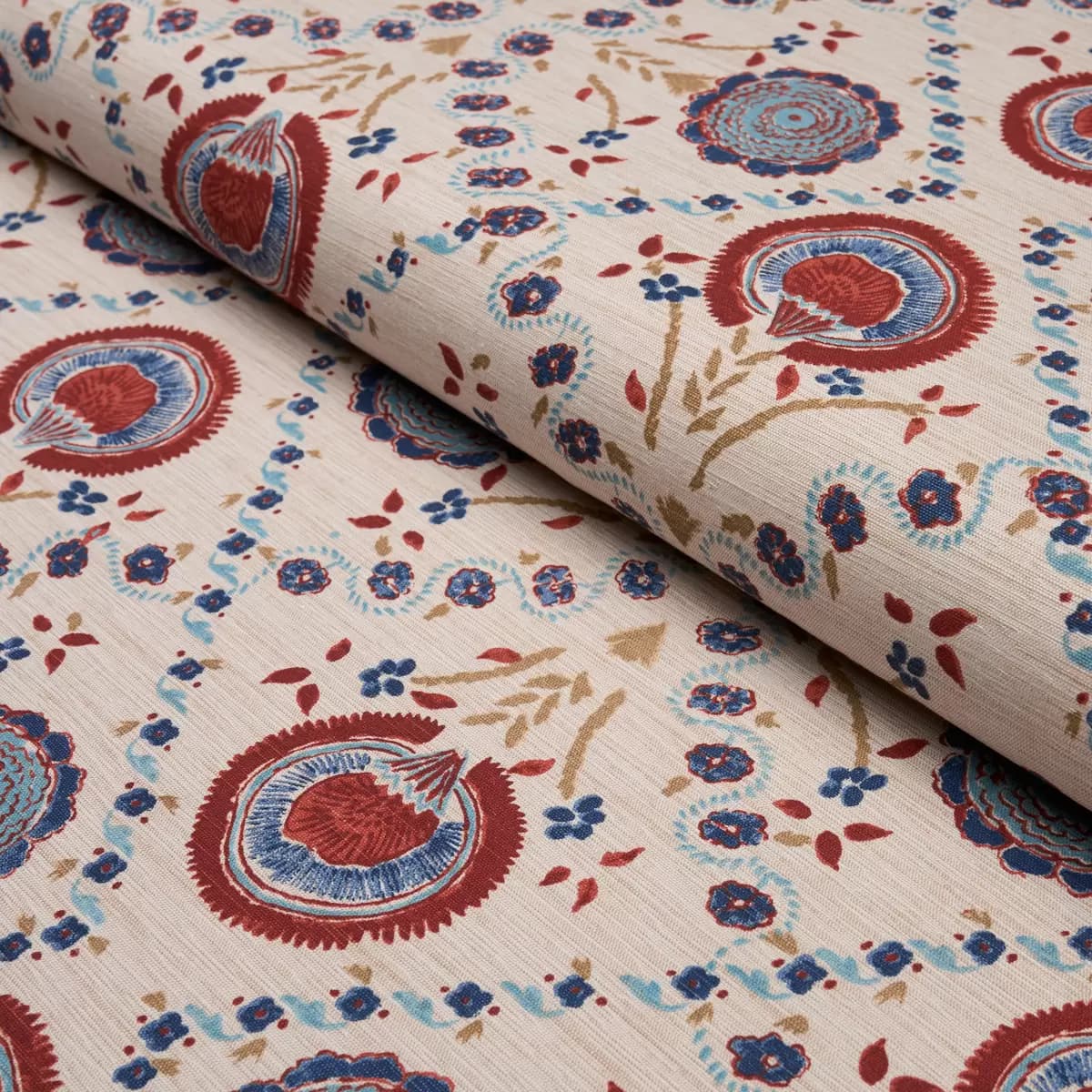 ATHENA HAND-SCREEN PRINT_ RED & BLUE
