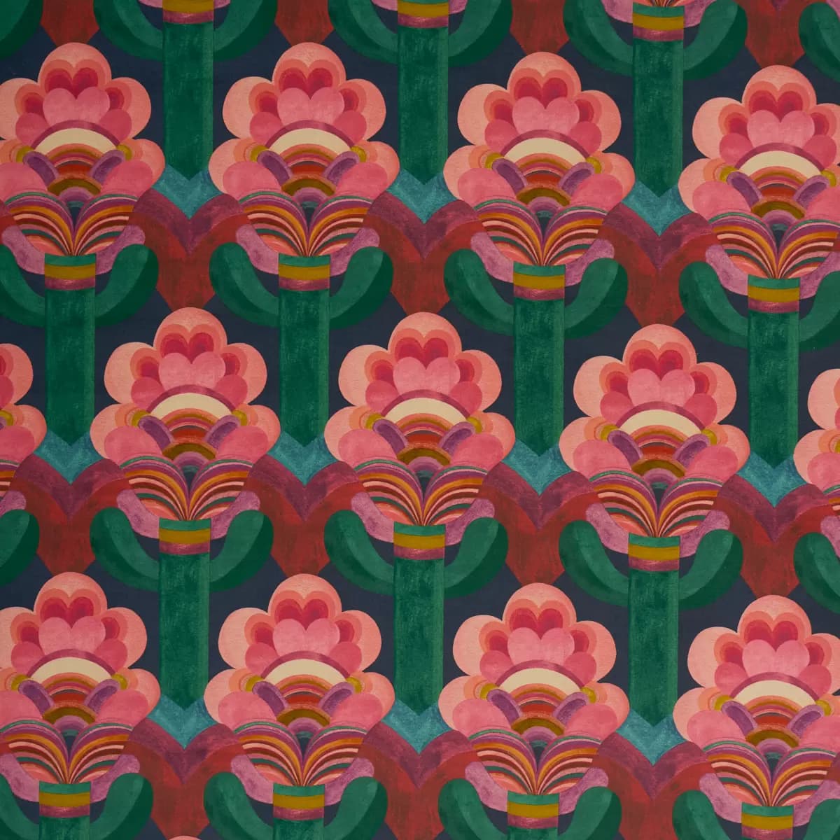 FLEUR INDIENNE VELVET_ ROSE