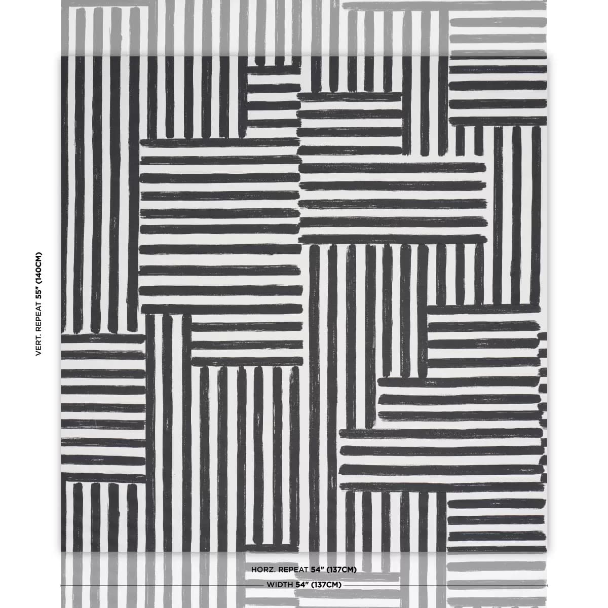 PARSON'S STRIPE HAND-PRINT_ CARBON