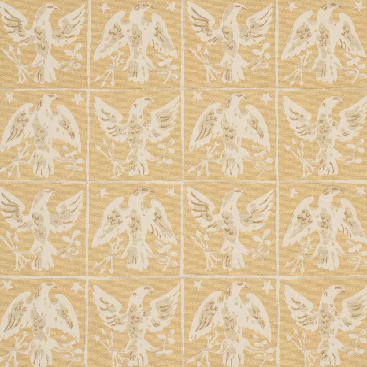BARTON'S EAGLE HAND PRINT_ YELLOW
