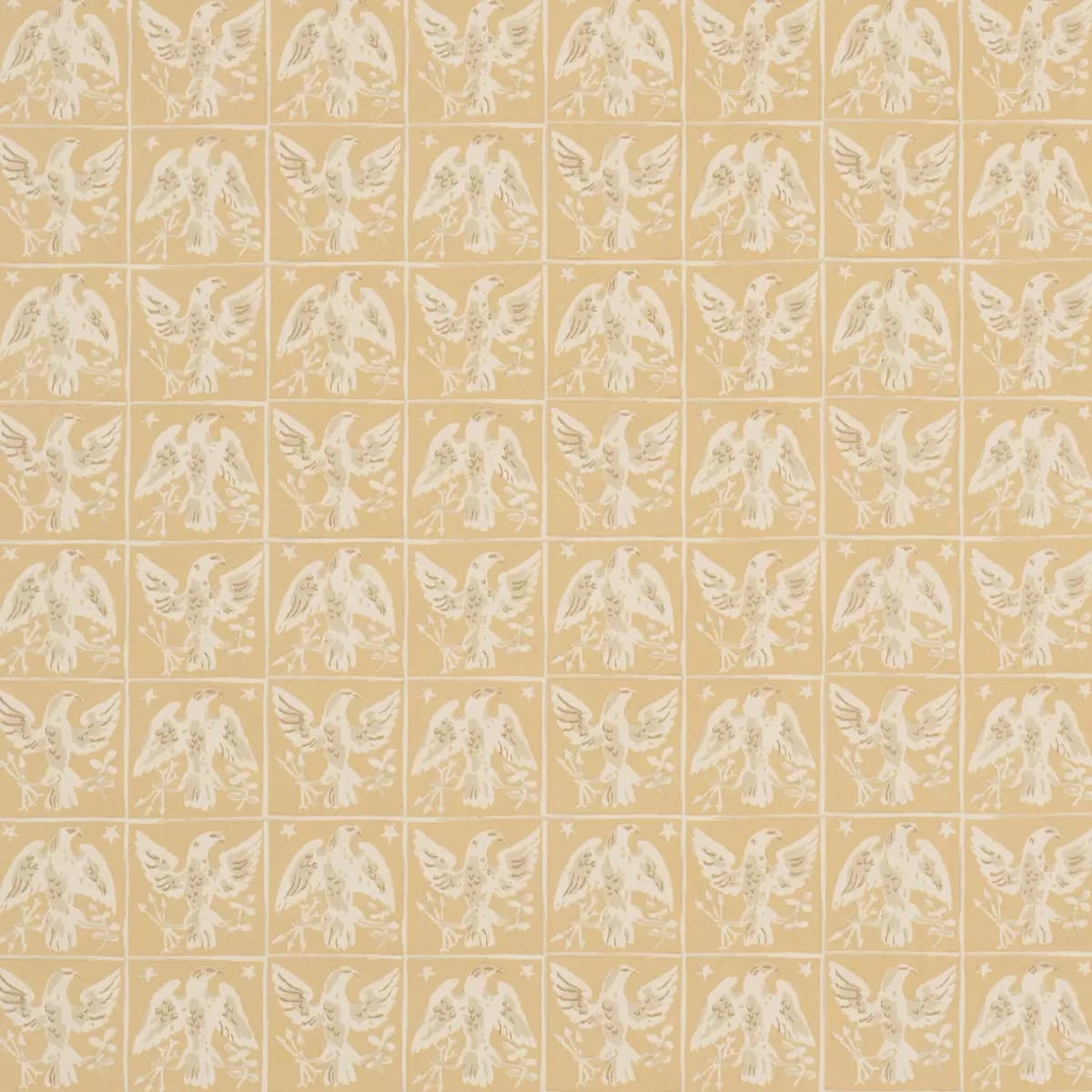 BARTON'S EAGLE HAND PRINT_ YELLOW