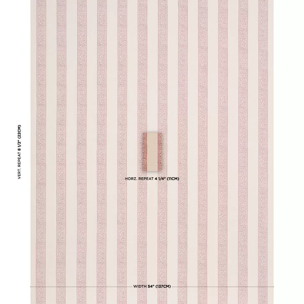 MAHDAVI STRIPE HAND-BLOCK PRINT_ RED