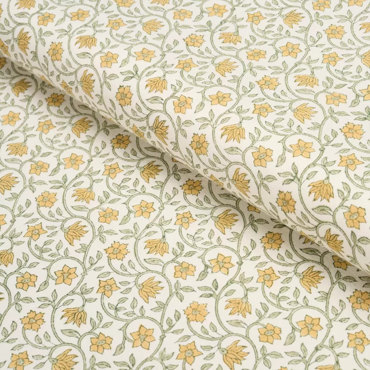 MALAYA HAND-BLOCK PRINT_ YELLOW
