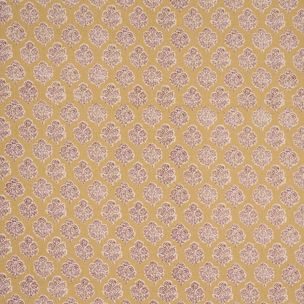 MANALI HAND-PRINT_ RED & MUSTARD