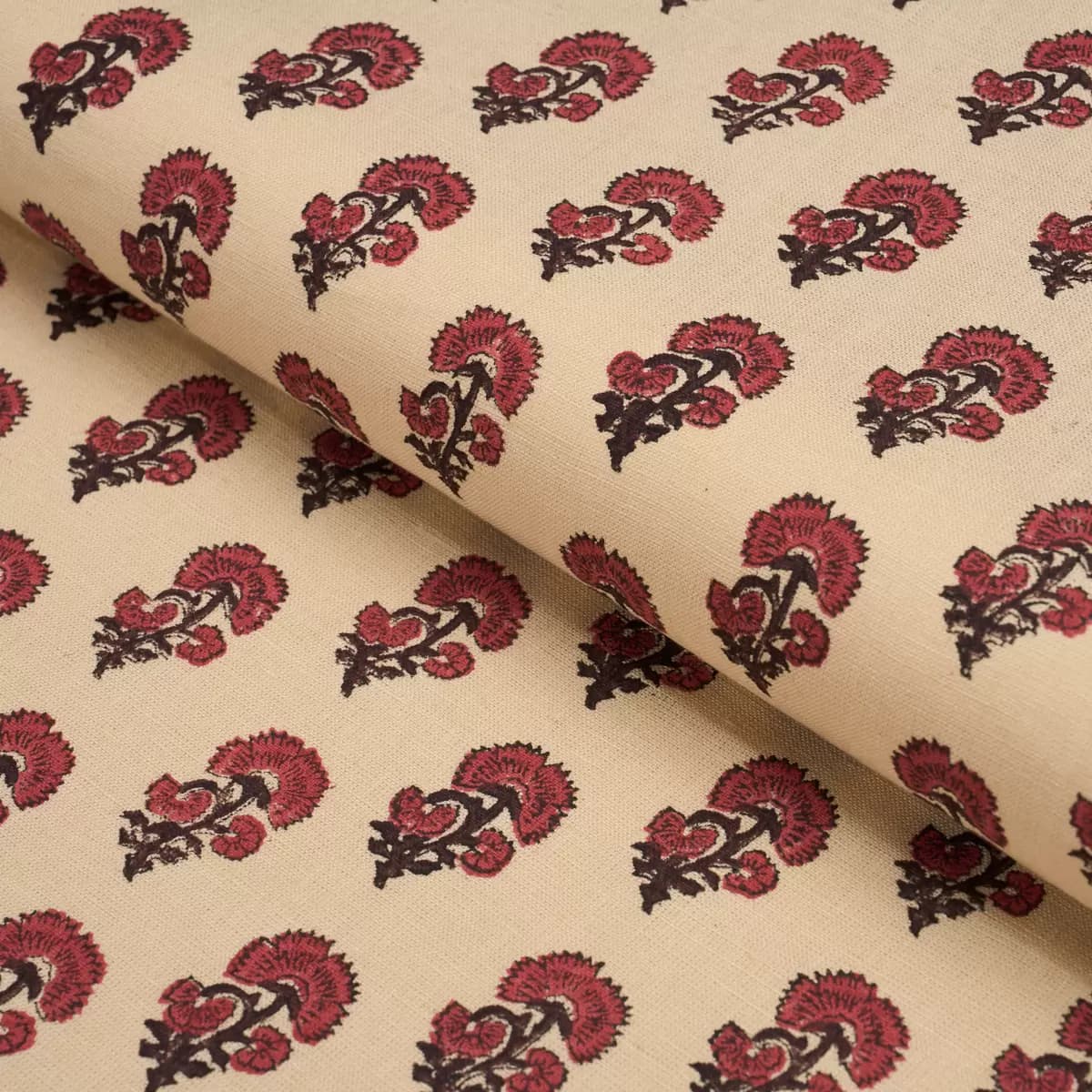KAASNI HAND-BLOCK PRINT_ RED
