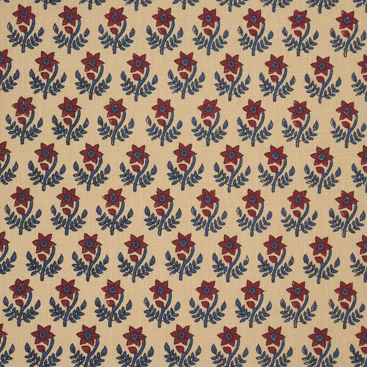 AMISHA HAND-PRINT_ RED & INDIGO