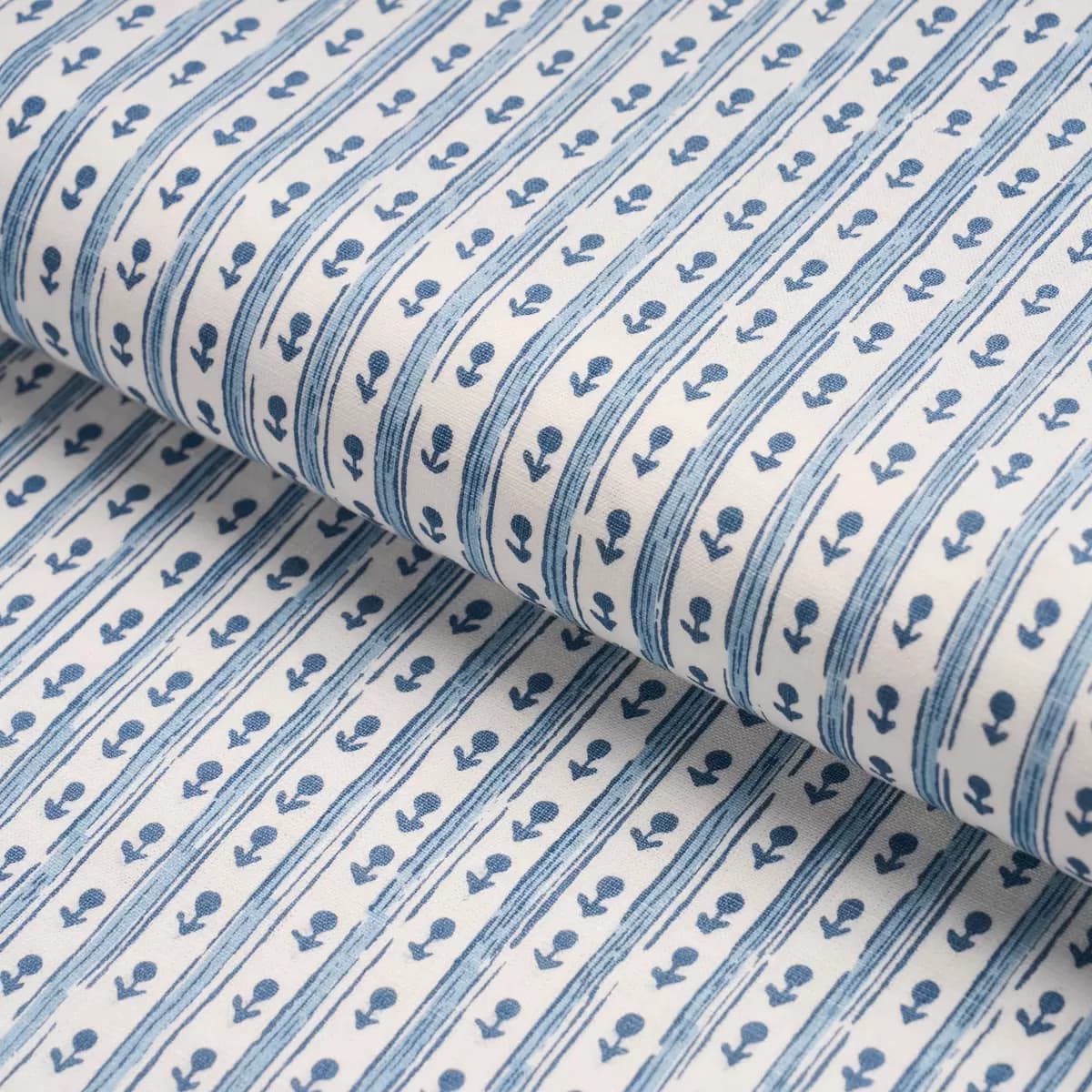 NIDHI STRIPE HAND-PRINT_ SKY