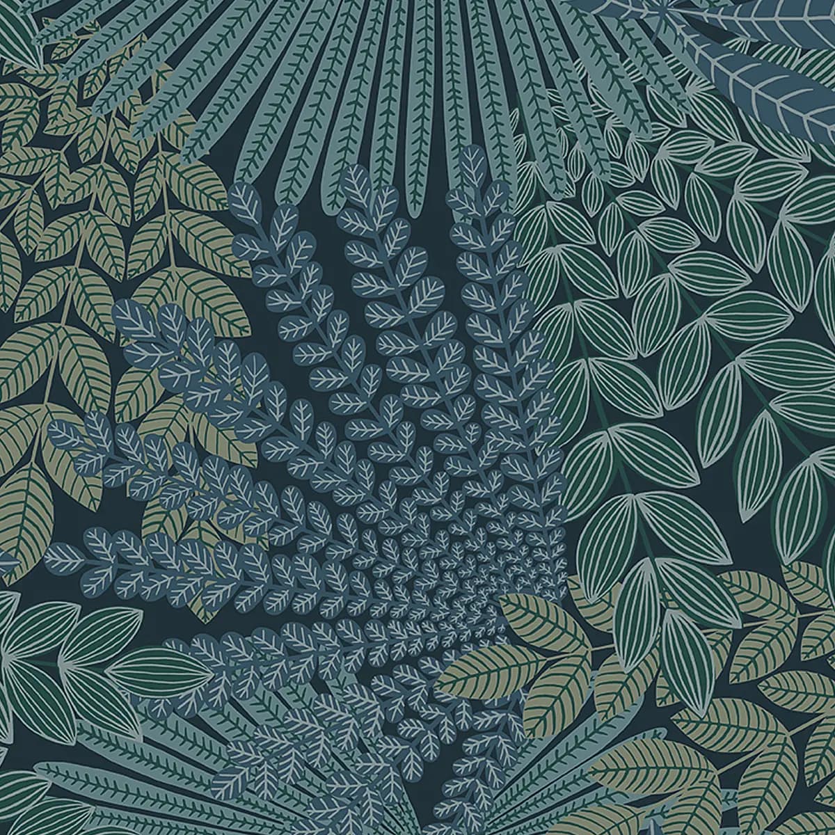 VELVET LEAVES_ SPRUCE AND BLUE