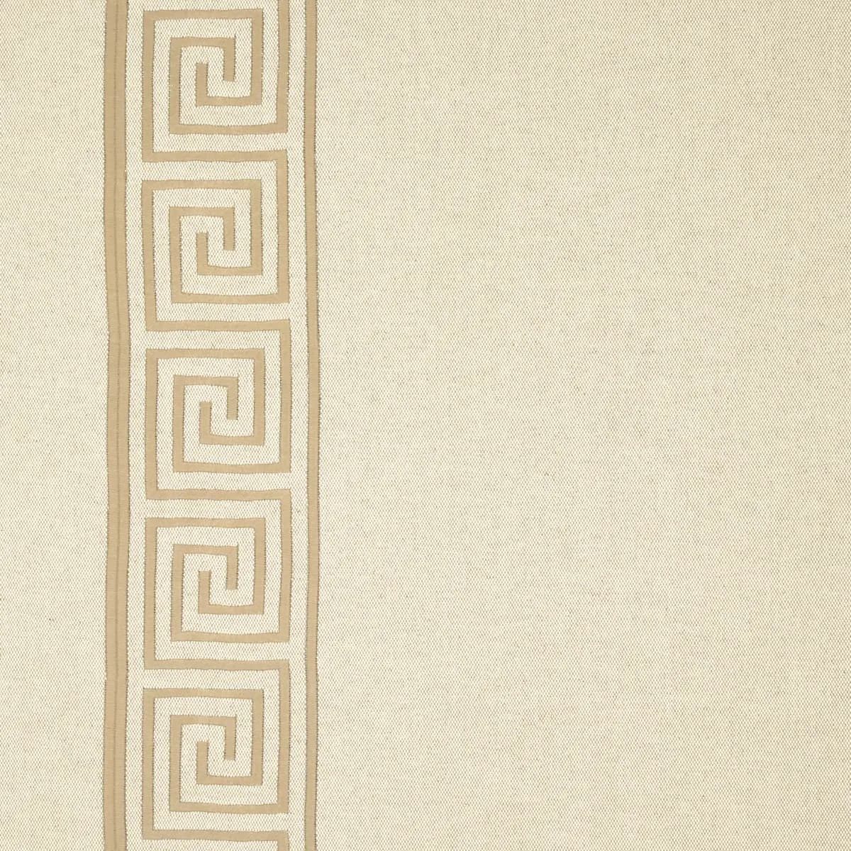 GREEK KEY EMBROIDERY_ PEBBLE AND TAUPE