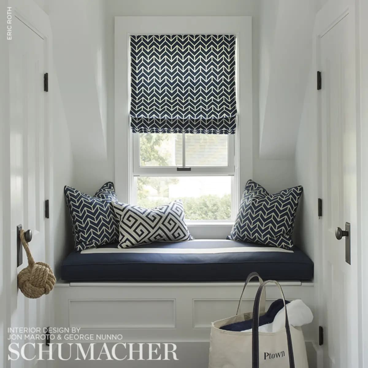 CHEVRON PRINT_ NAVY