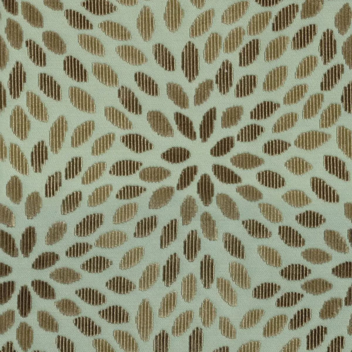 KIKU SILK VELVET_ AQUA & COCOA