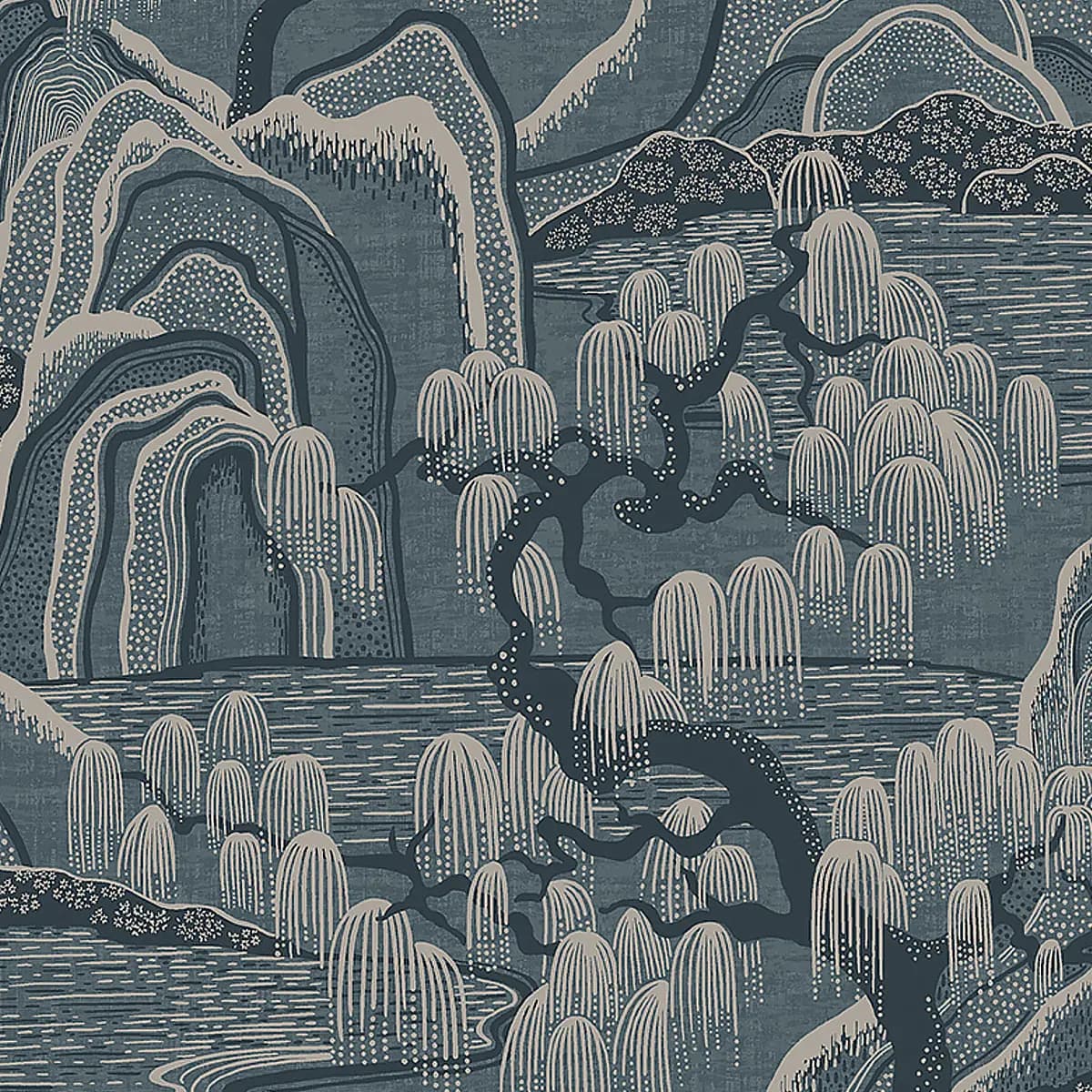INDIGO GARDEN_ BLUE