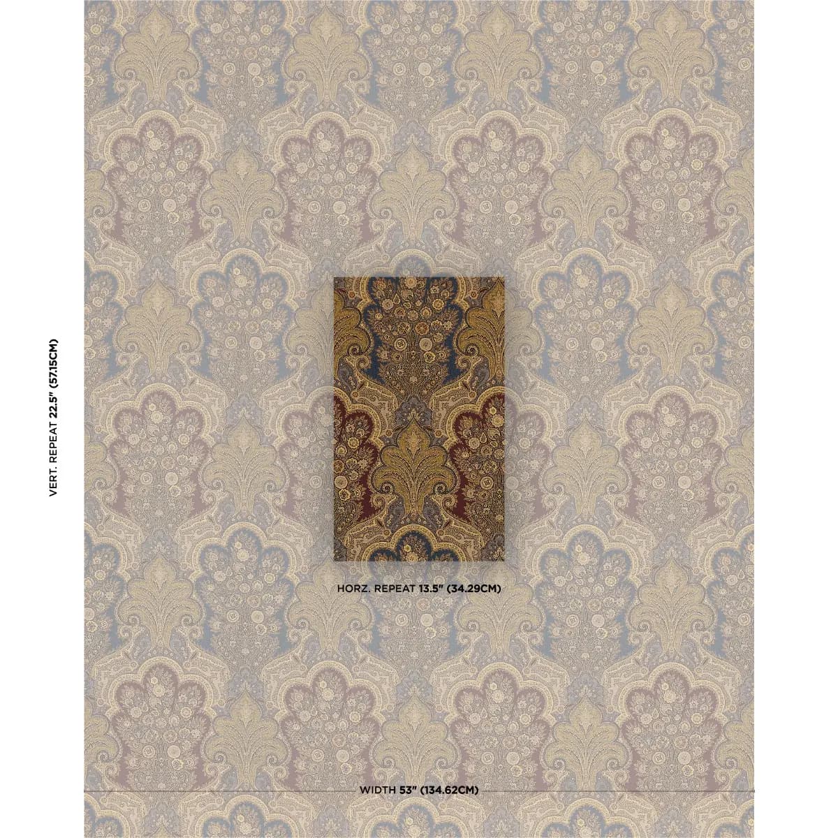 NEW CASTLE PAISLEY_ INDIGO