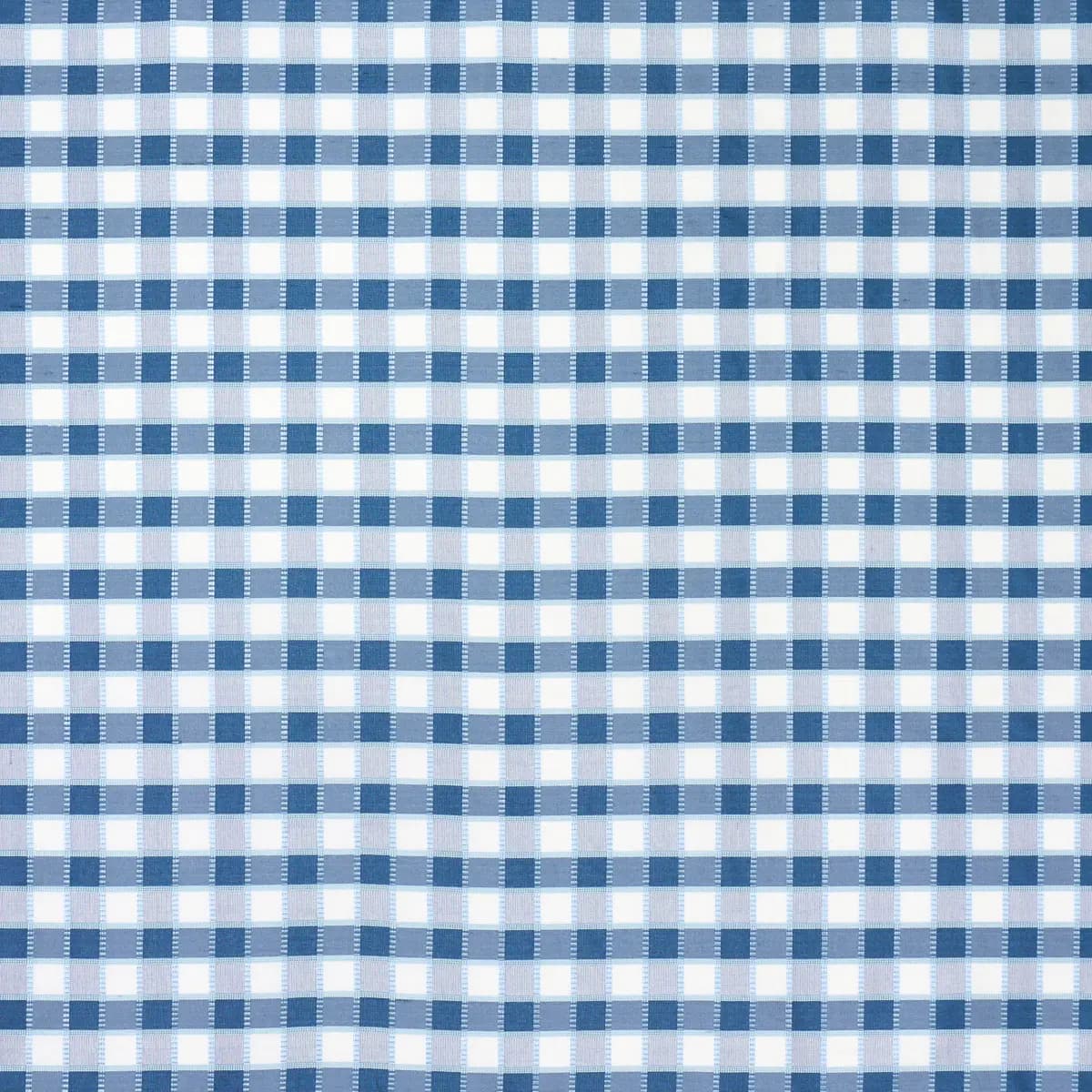 INGRID SILK CHECK_ BLUE