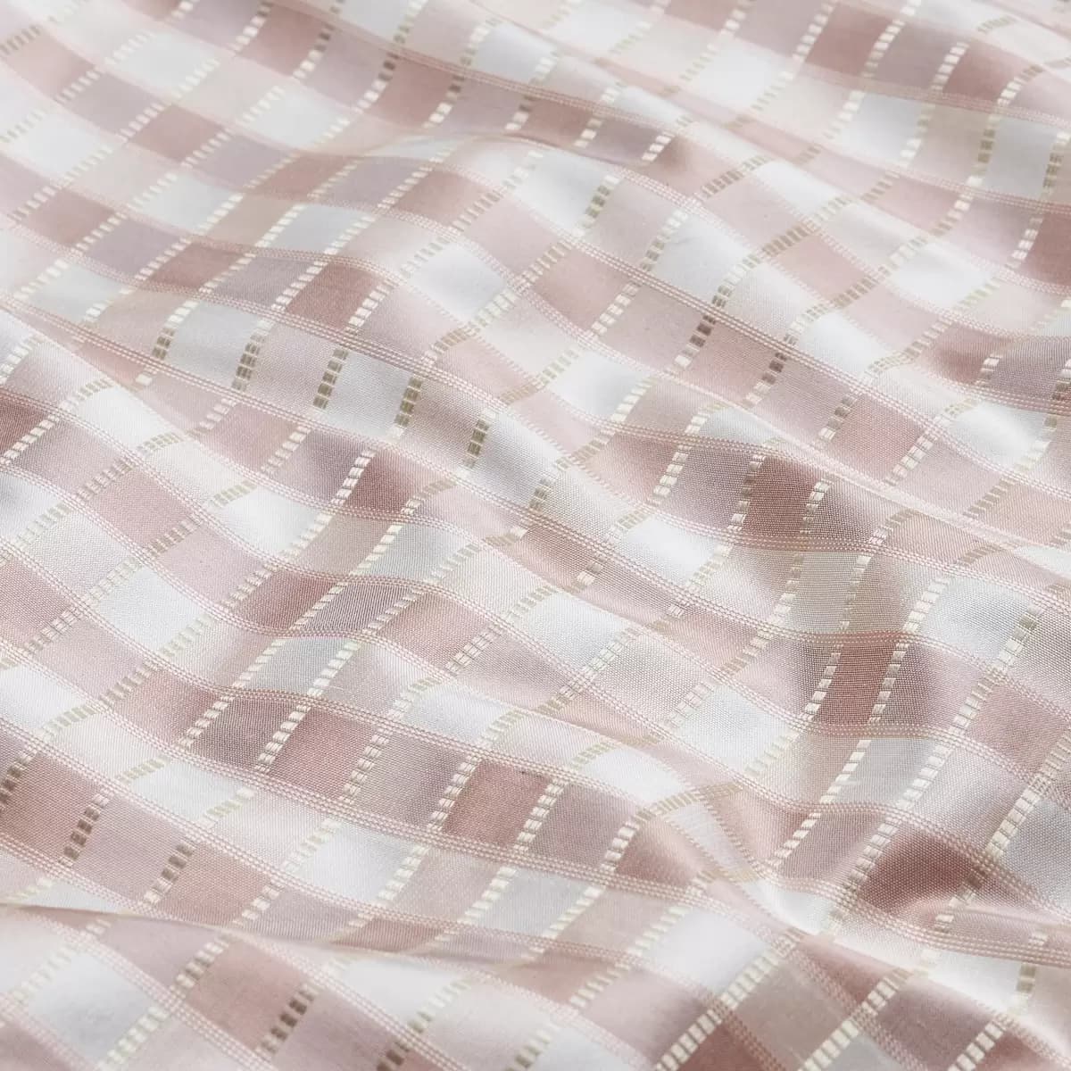INGRID SILK CHECK_ BLUSH