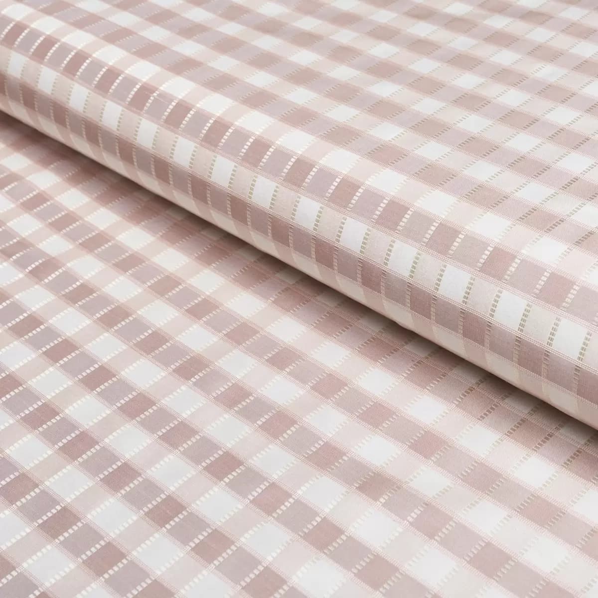 INGRID SILK CHECK_ BLUSH