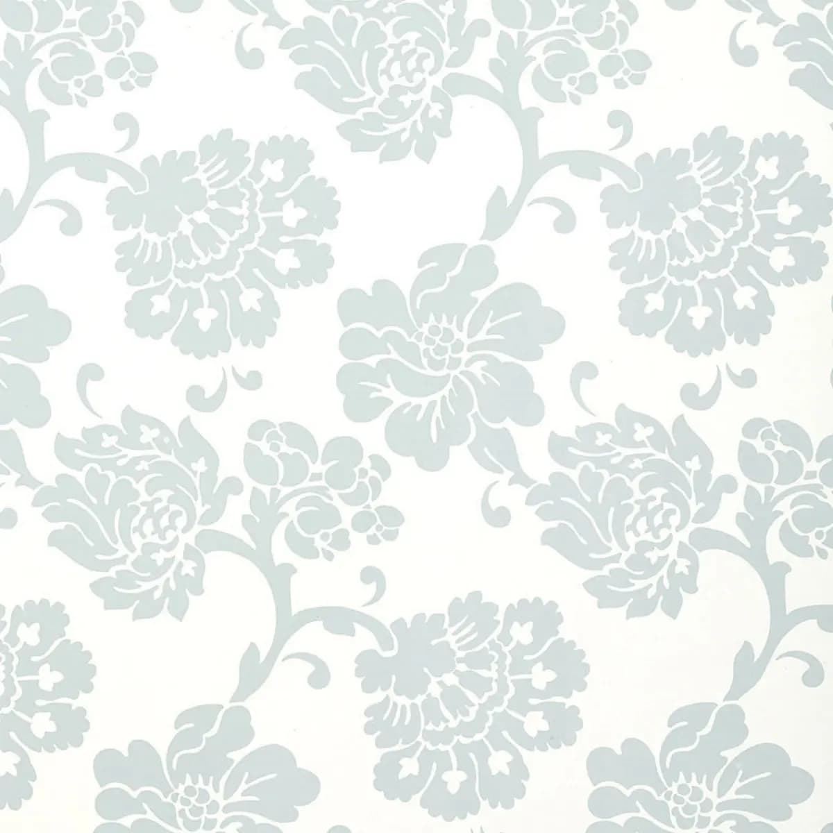 ALBERO FLOREALE DAMASK_ AQUA