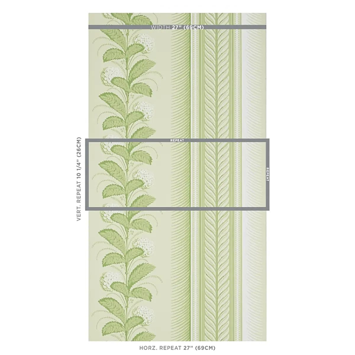 HYDRANGEA DRAPE_ GREEN