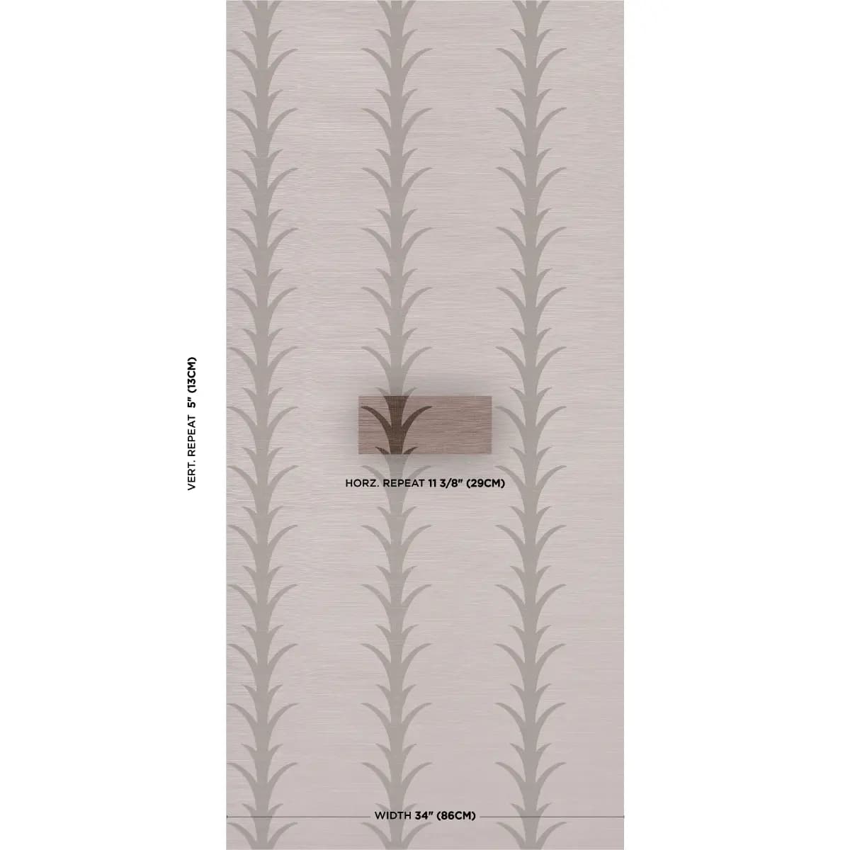ACANTHUS STRIPE SISAL_ ROSE ANTIQUE