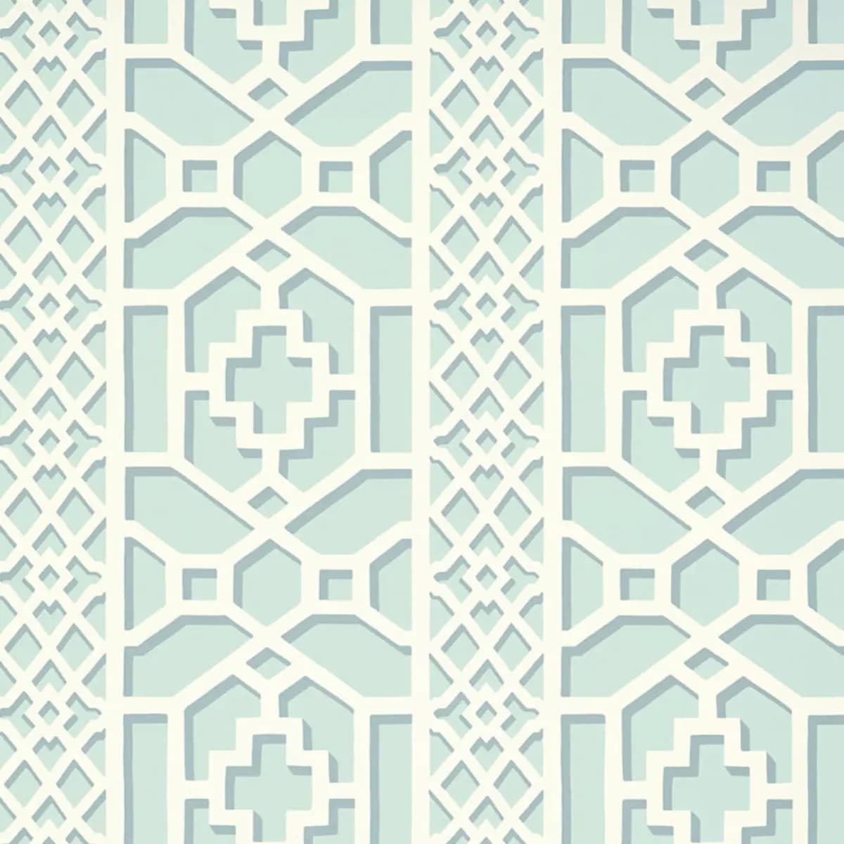 ZANZIBAR TRELLIS_ WINTER MINT