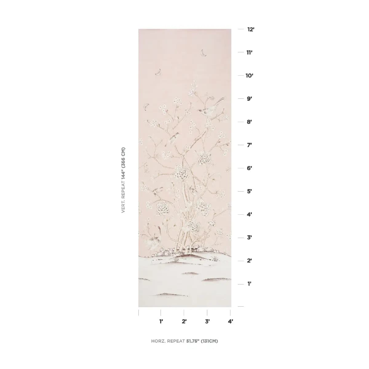 CHINOIS PALAIS PANEL_ BLUSH CONCH