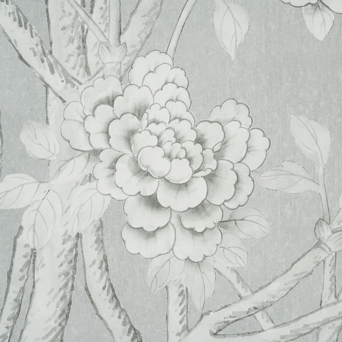 Chinois Palais Panel_ GRISAILLE